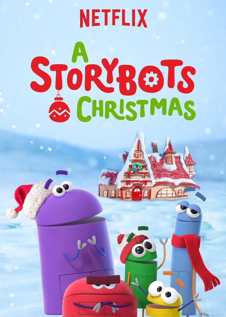 A StoryBots Christmas poster